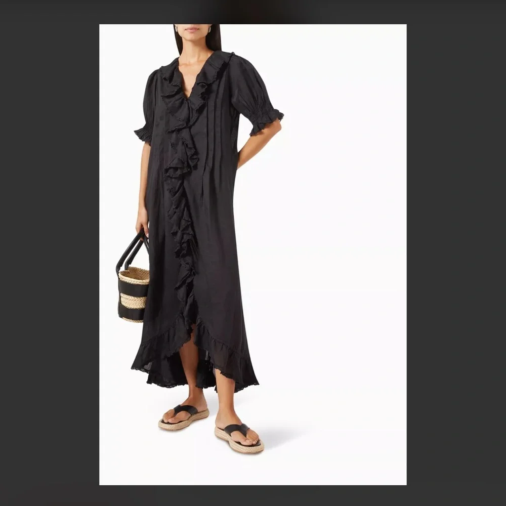 DOEN NADIA DRESS BLACK XS - Picture 5 of 8